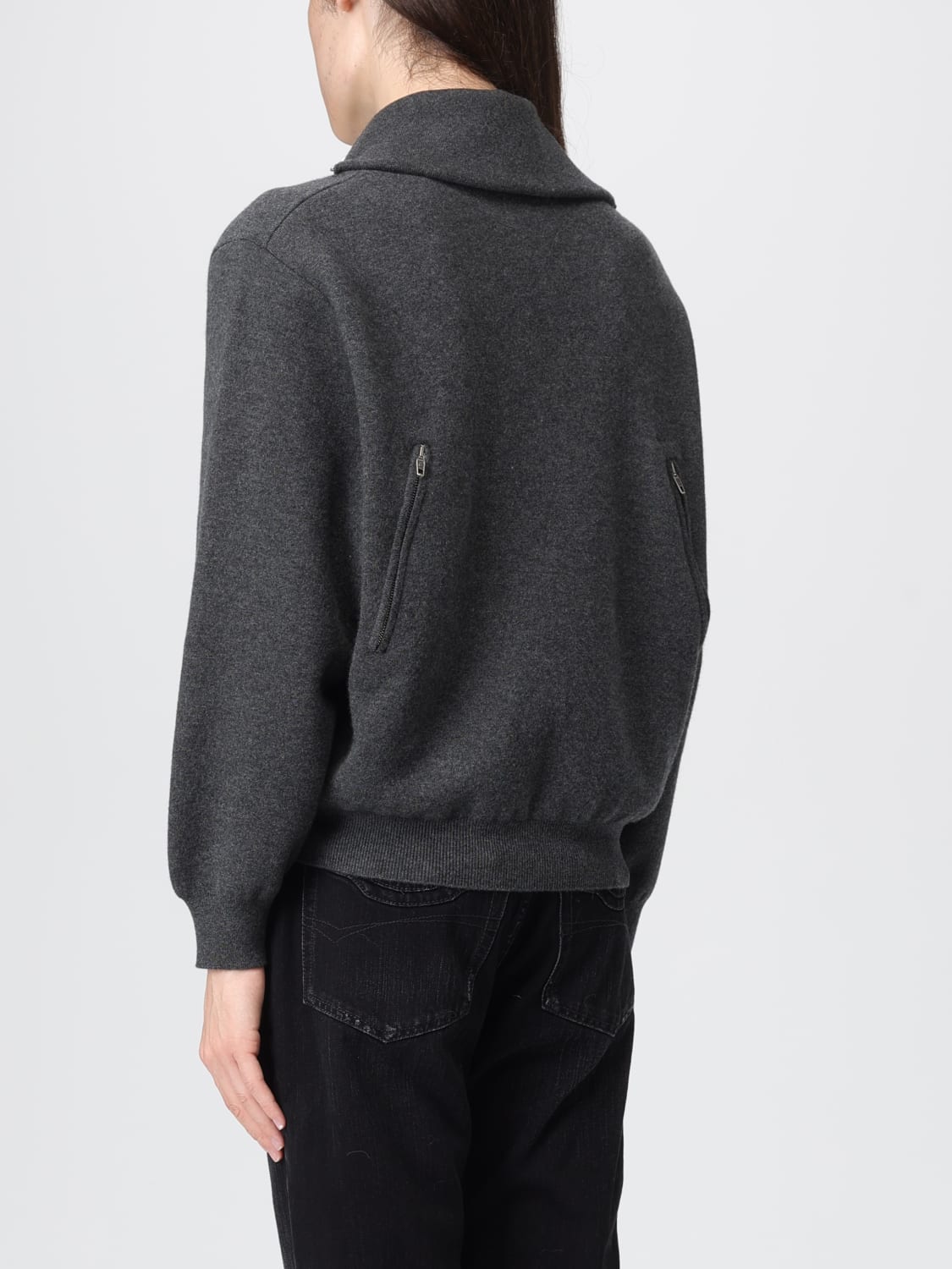 BALENCIAGA SWEATER: Sweater woman Balenciaga, Grey - Img 3