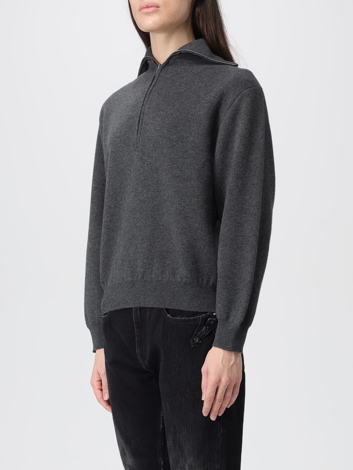 BALENCIAGA SWEATER: Sweater woman Balenciaga, Grey - Img 4