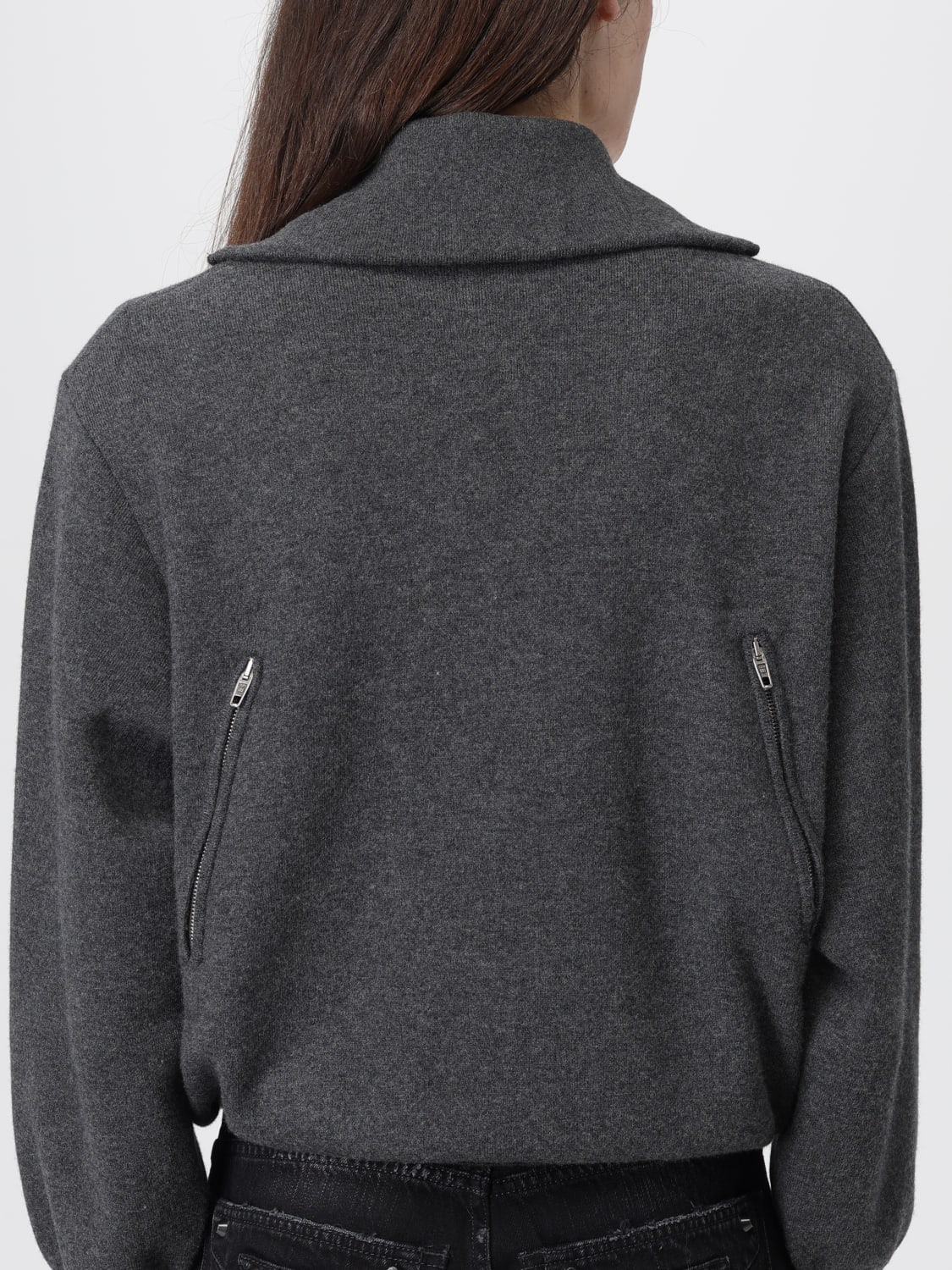 BALENCIAGA SWEATER: Sweater woman Balenciaga, Grey - Img 5