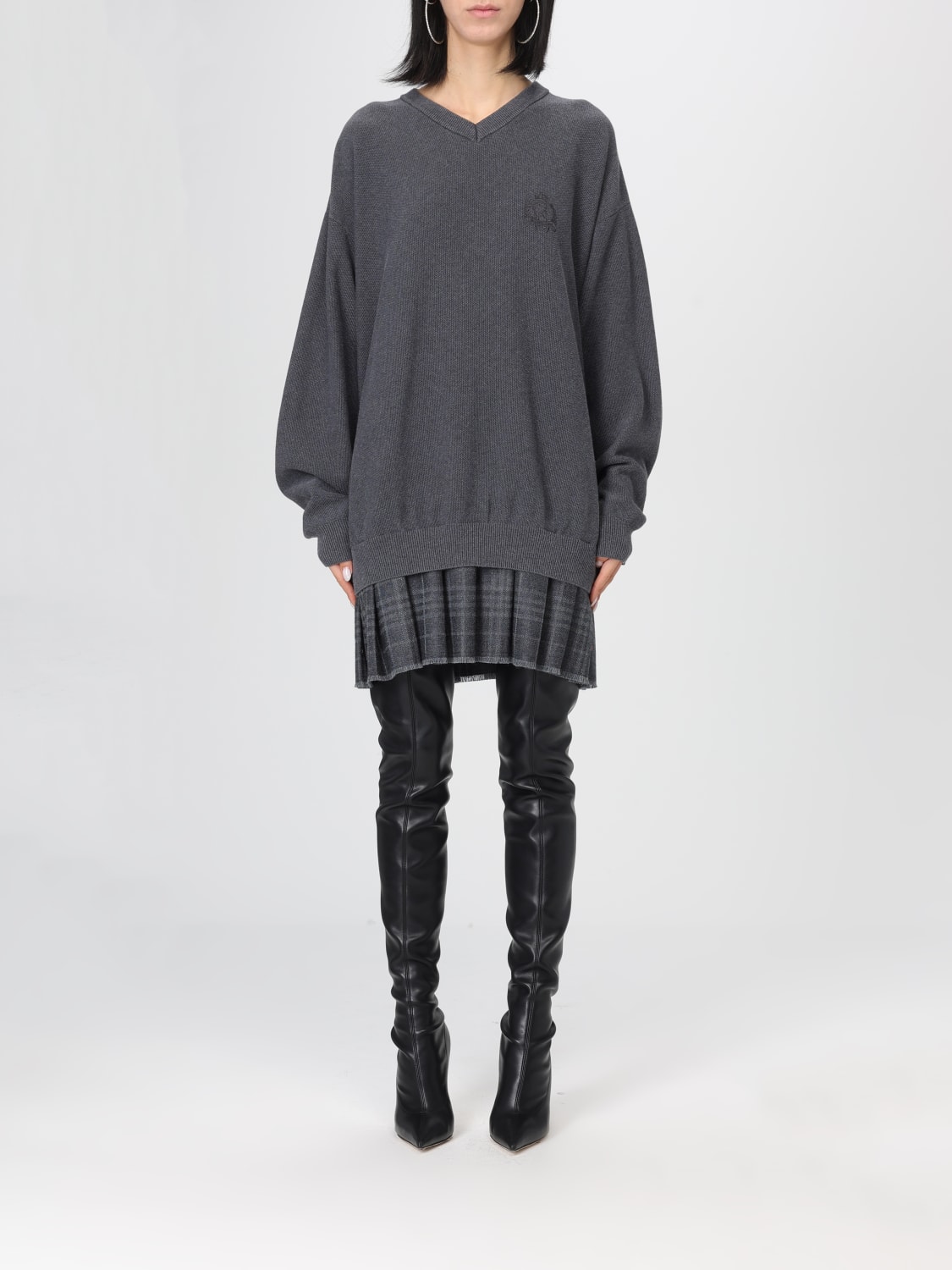 BALENCIAGA DRESS: Dress woman Balenciaga, Grey - Img 1