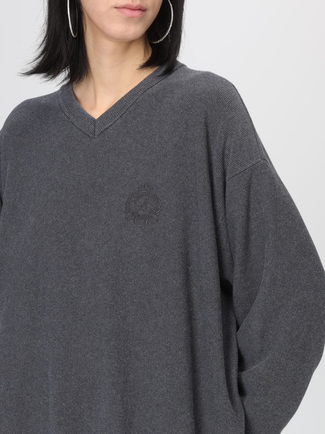 BALENCIAGA DRESS: Dress woman Balenciaga, Grey - Img 4