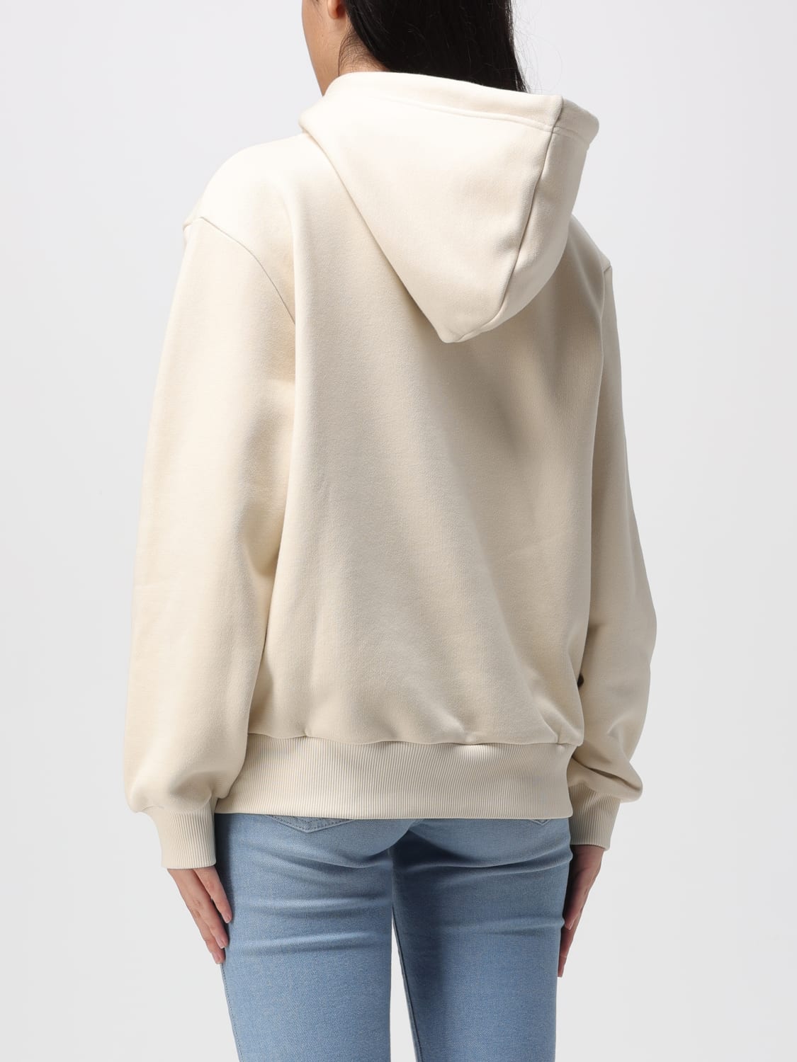 LACOSTE SWEATER: Sweater woman Lacoste, Beige - Img 2