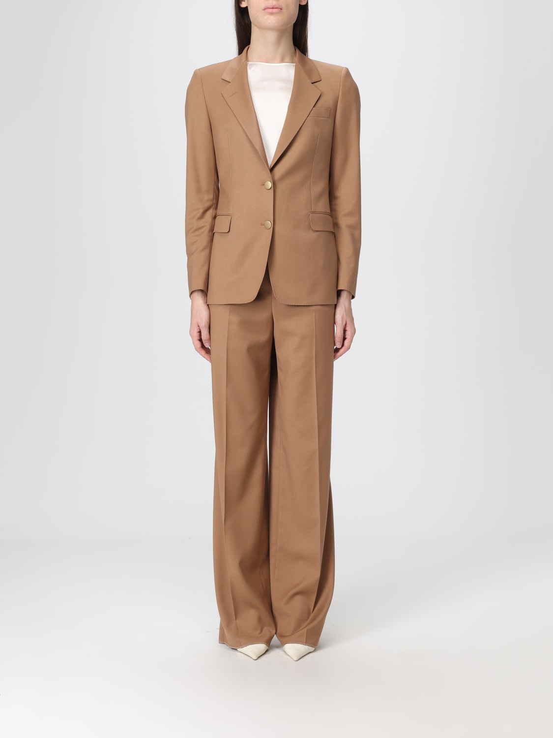 TAGLIATORE TAILLEUR: Completo monopetto Tagliatore in misto lana vergine, Beige - Img 1