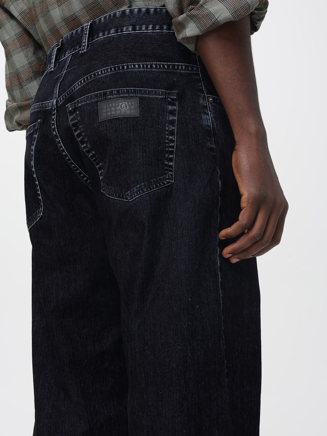 MM6 MAISON MARGIELA JEANS: Jeans men Mm6 Maison Margiela, Black - Img 4