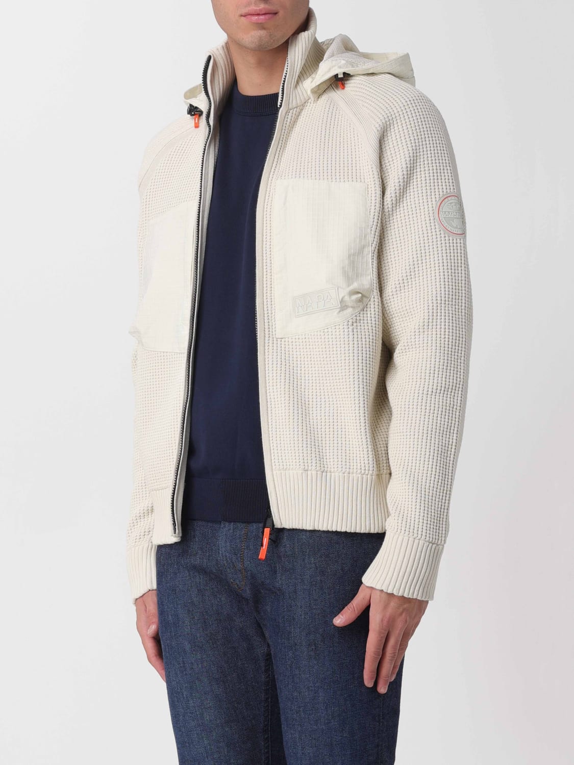 NAPAPIJRI SWEATER: Coat men Napapijri, Beige - Img 3