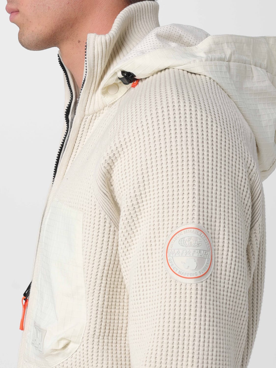 NAPAPIJRI SWEATER: Coat men Napapijri, Beige - Img 4