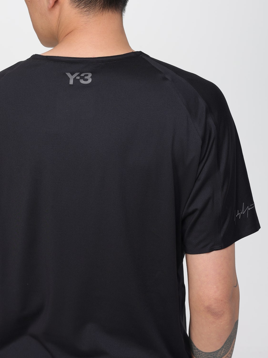 Y-3 T-SHIRT: T-shirt men Y-3, Black - Img 4