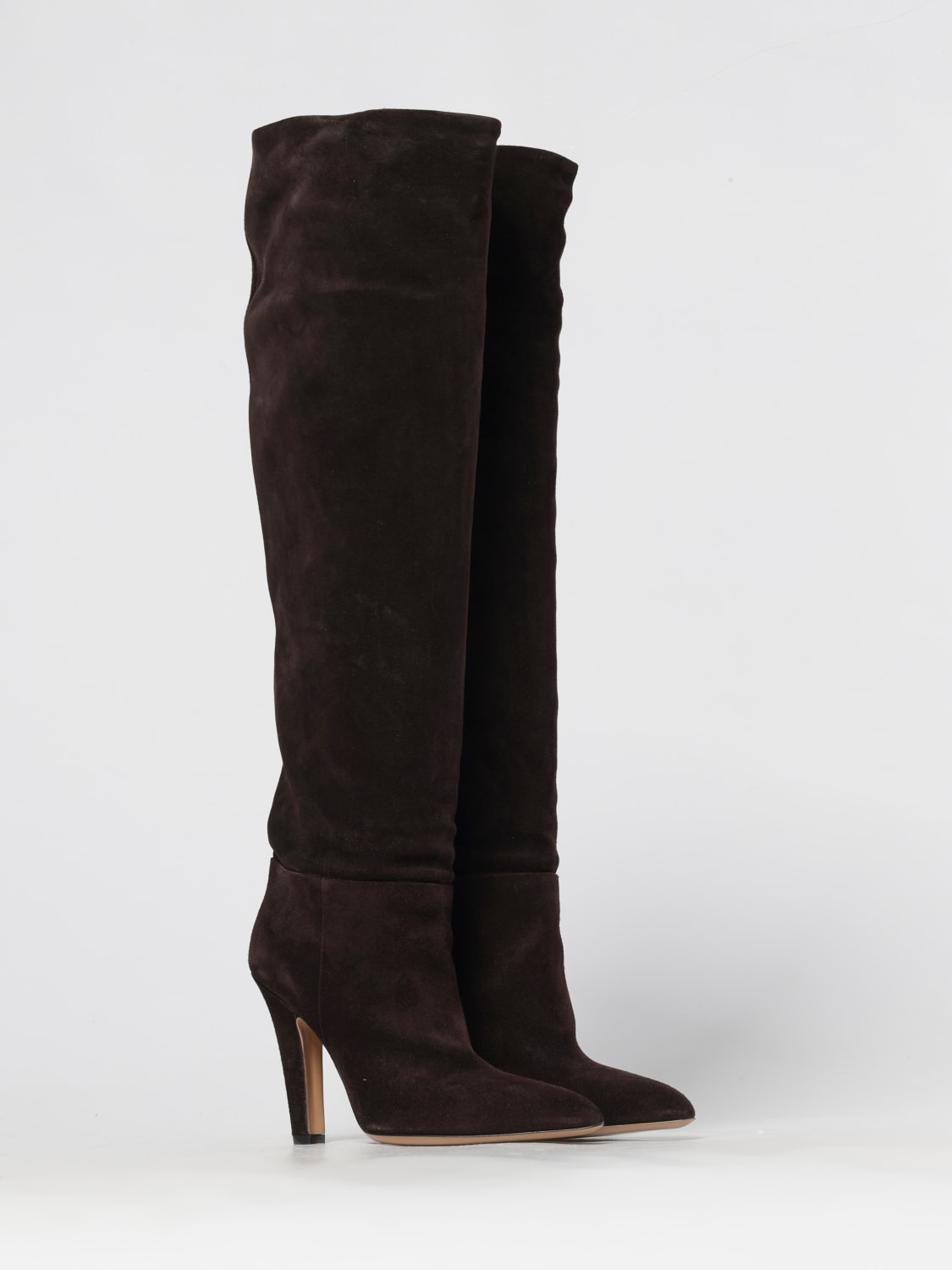 PARIS TEXAS BOOTS: Flat ankle boot woman Paris Texas, Brown - Img 2