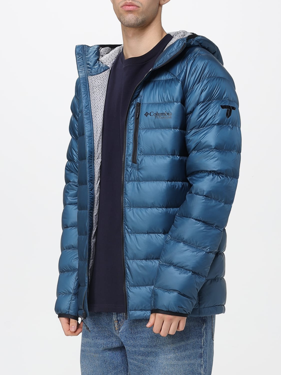 COLUMBIA JACKET: Coat men Columbia, Blue - Img 3