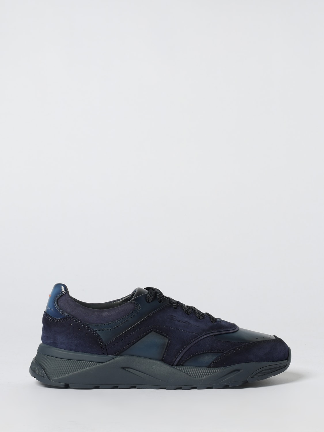 SANTONI SNEAKERS: Sneakers herren Santoni, Blau - Img 1