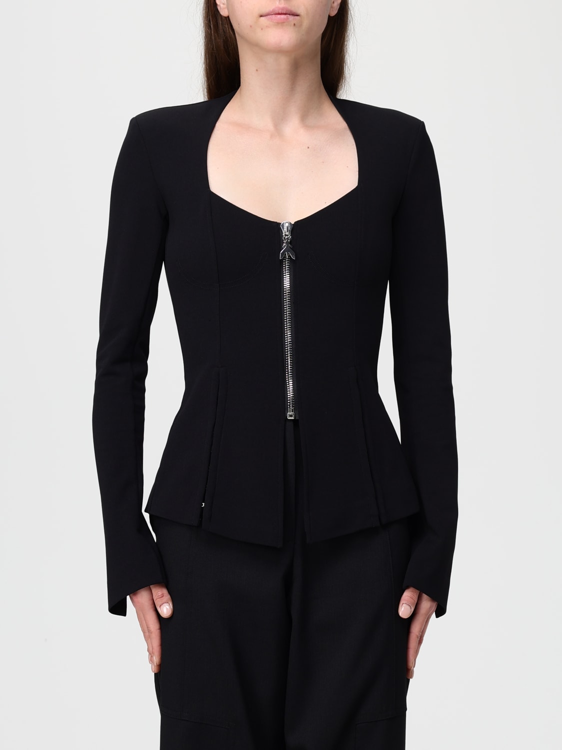 PATRIZIA PEPE JACKET: Blazer woman Patrizia Pepe, Black - Img 1