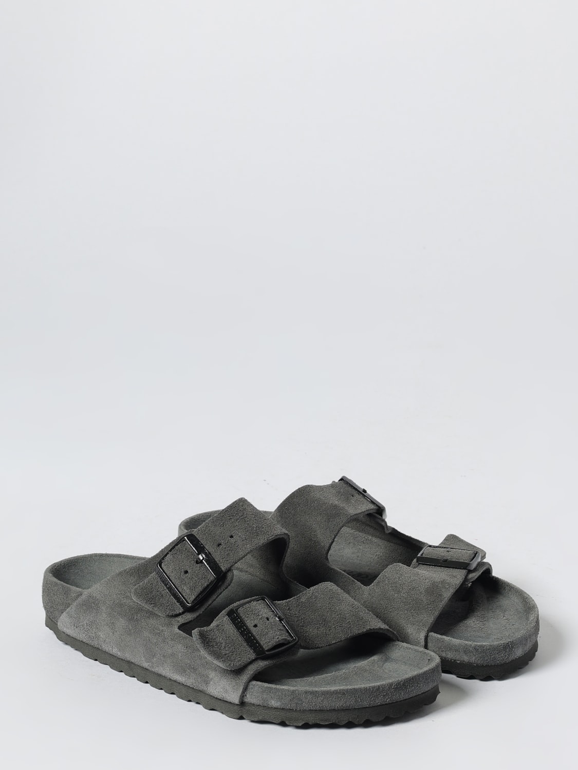 BIRKENSTOCK SANDALS: Sandals men Birkenstock, Grey - Img 2