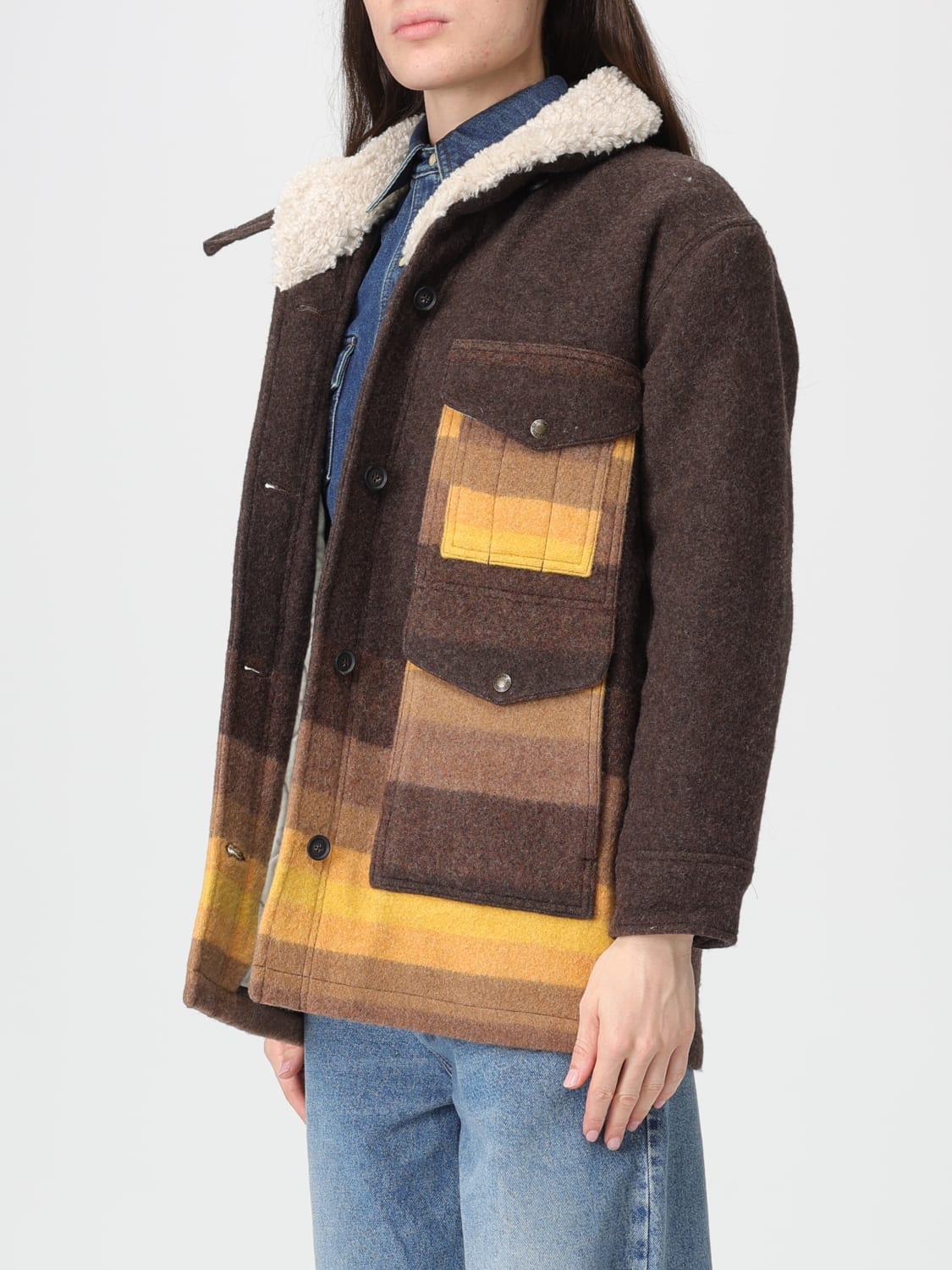 FILSON COAT: Coat woman Filson, Brown - Img 3