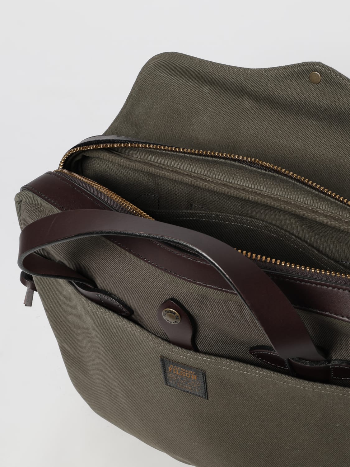 FILSON 斜挎包: 包 男士 Filson, 绿色 - Img 4