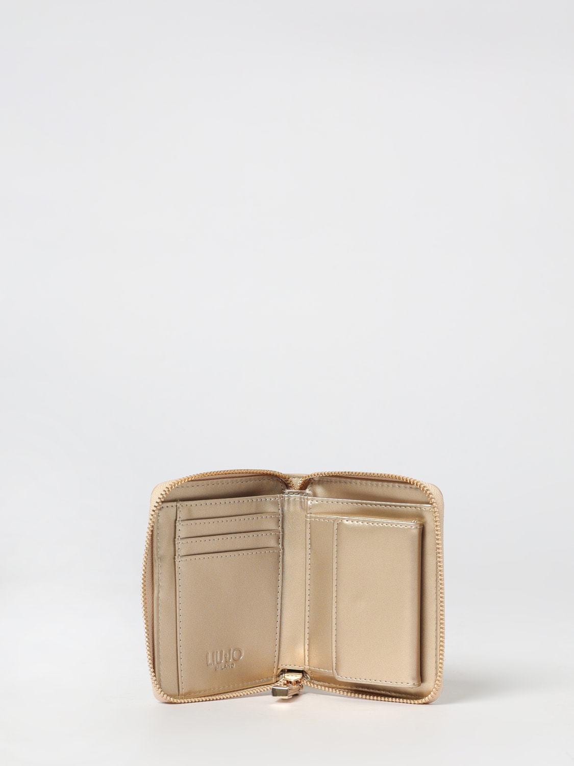 LIU JO PORTAFOGLIO: Portafoglio in pelle sintetica Liu Jo, Oro - Img 2