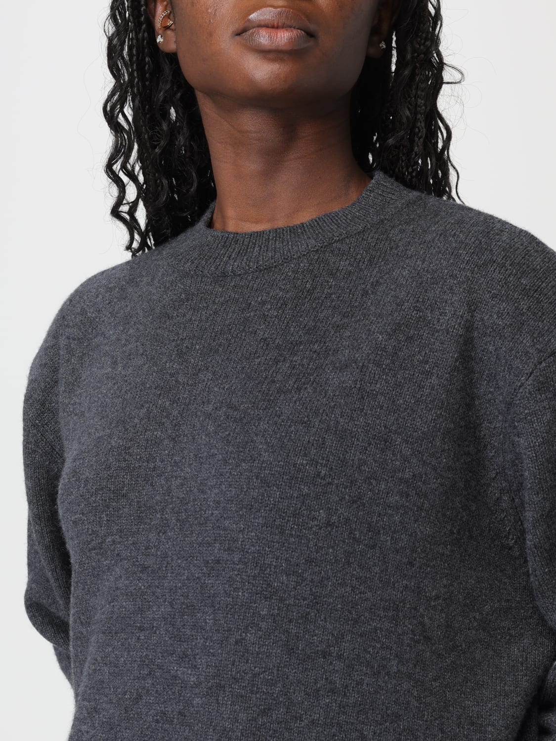 THE FRANKIE SHOP JERSEY: Sudadera mujer The Frankie Shop, Gris - Img 3