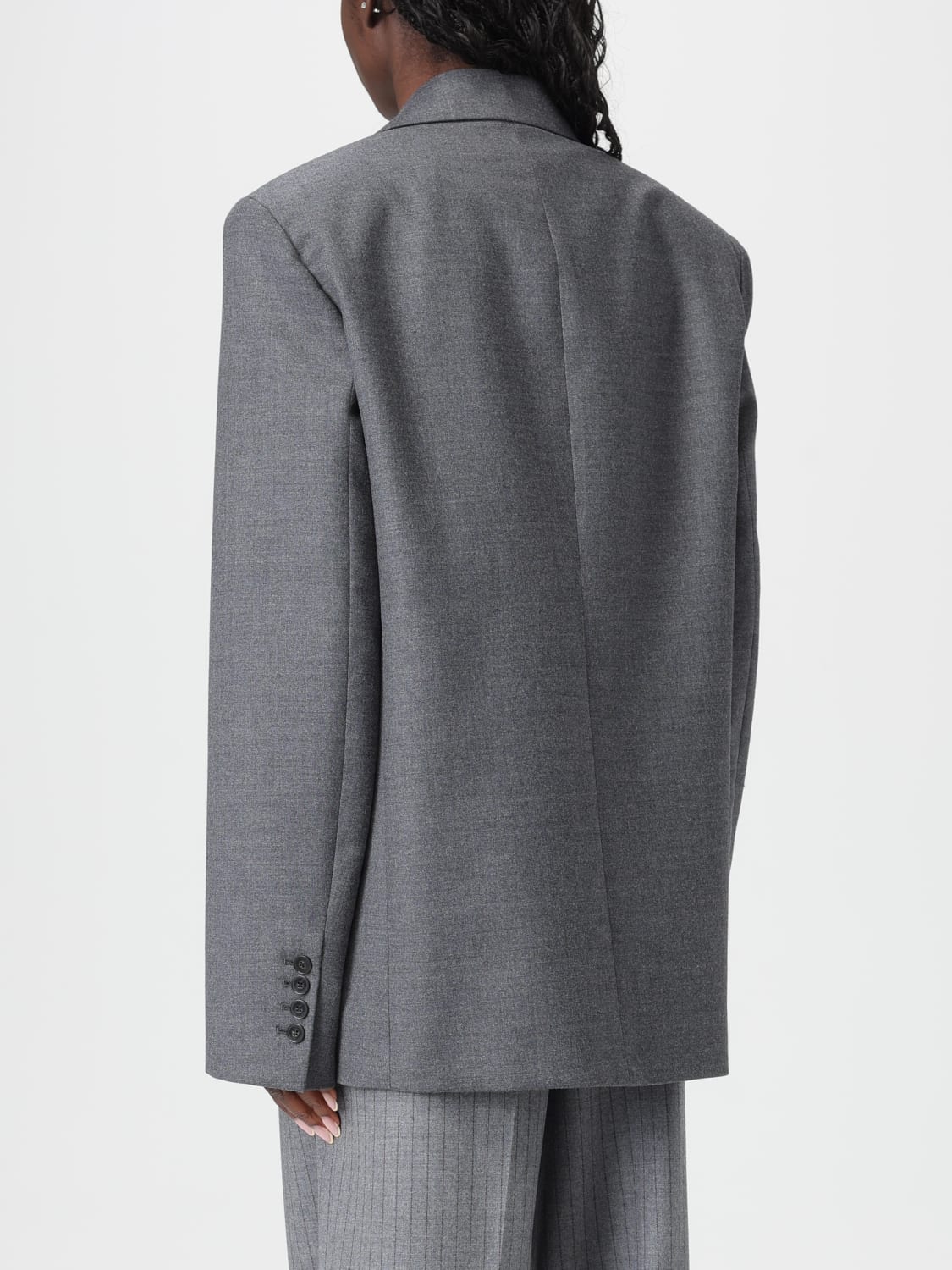 THE FRANKIE SHOP JACKET: Jacket woman The Frankie Shop, Grey - Img 2