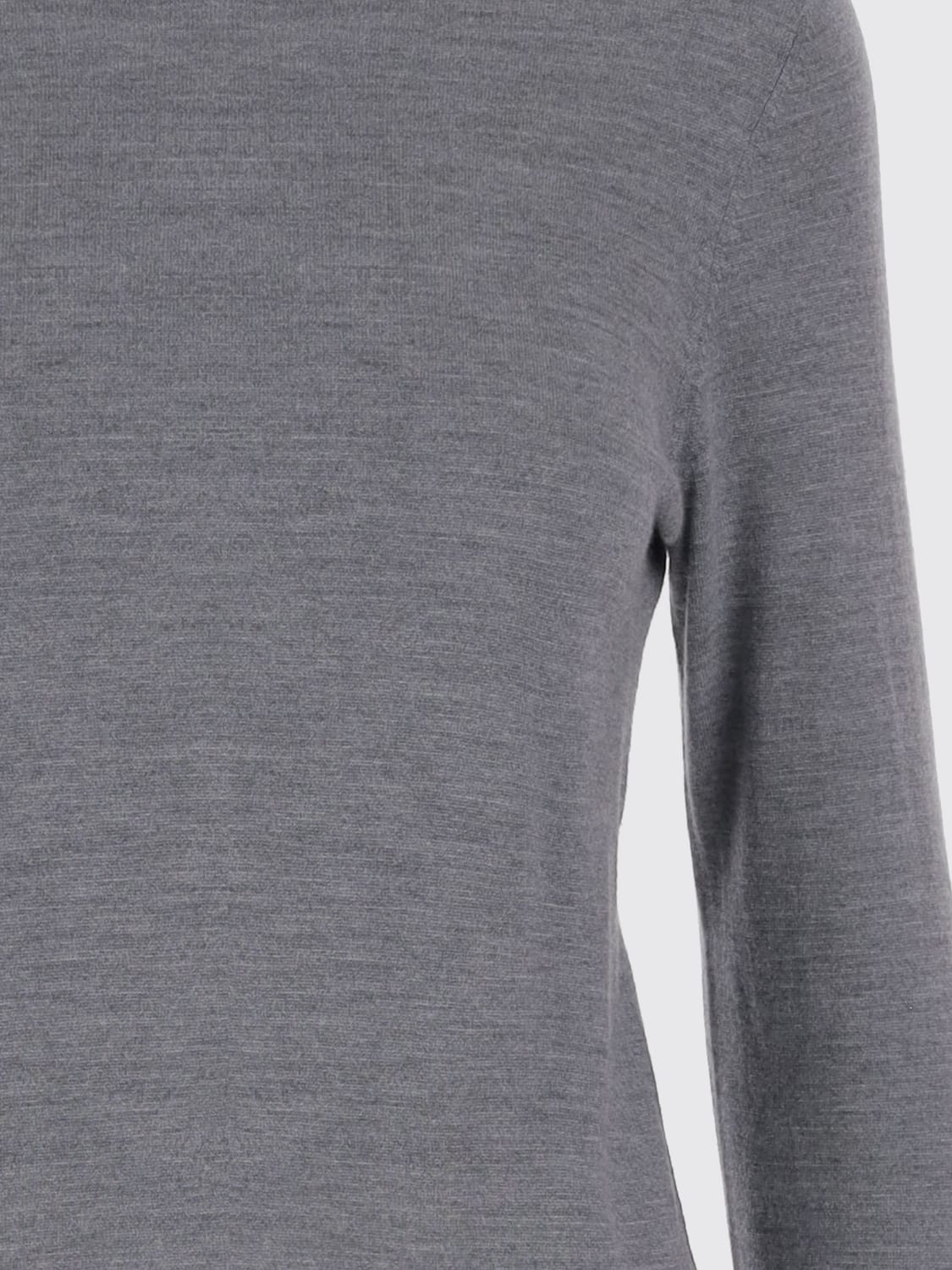 ALLUDE MAGLIA: Maglia a dolcevita in lana merino Allude, Grigio - Img 3
