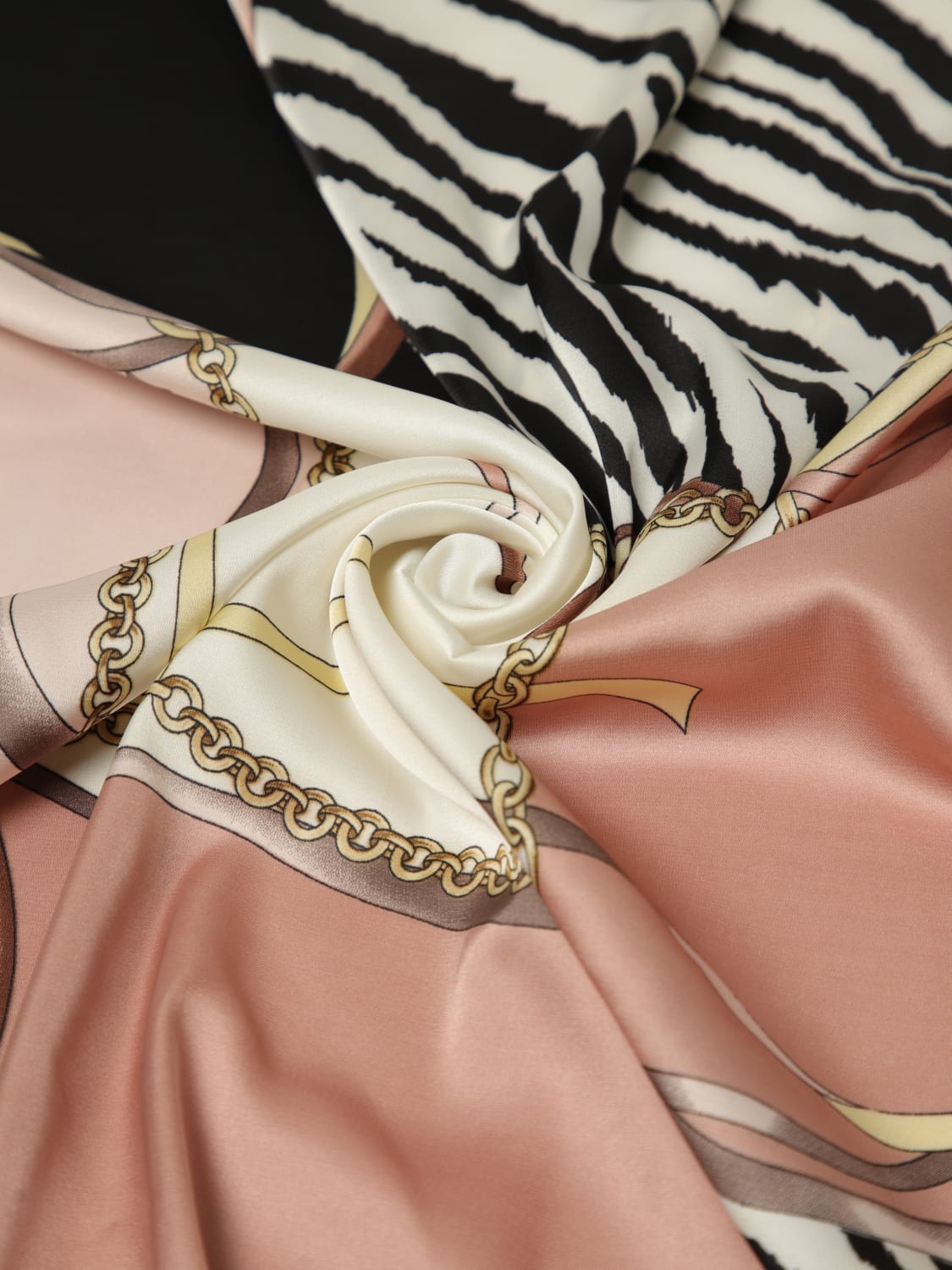 LIU JO NECK SCARF: Neck scarf woman Liu Jo, Black 1 - Img 3