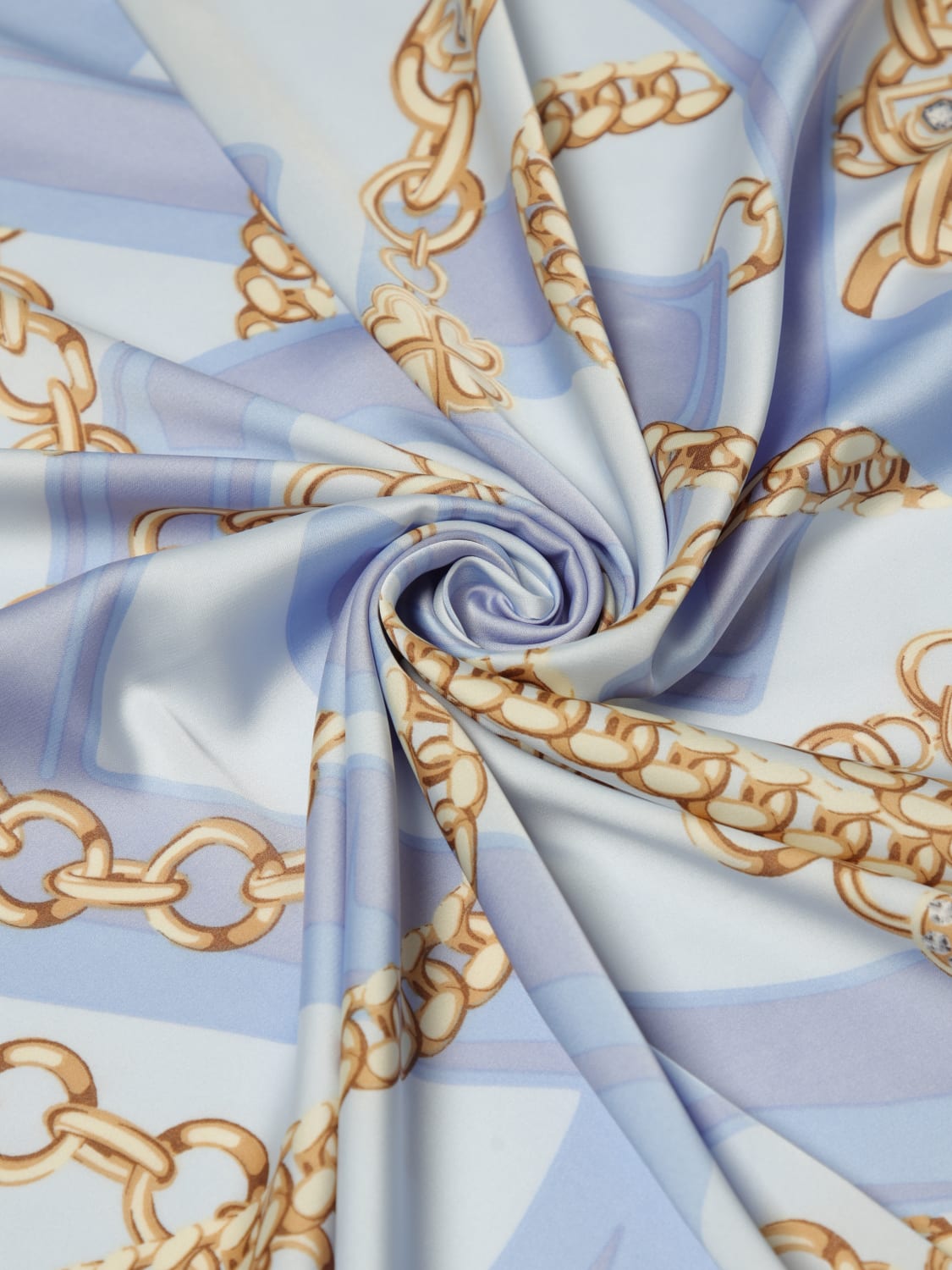 LIU JO FOULARD: Foulard Liu Jo in twill con stampa animalier , Nero 2 - Img 3