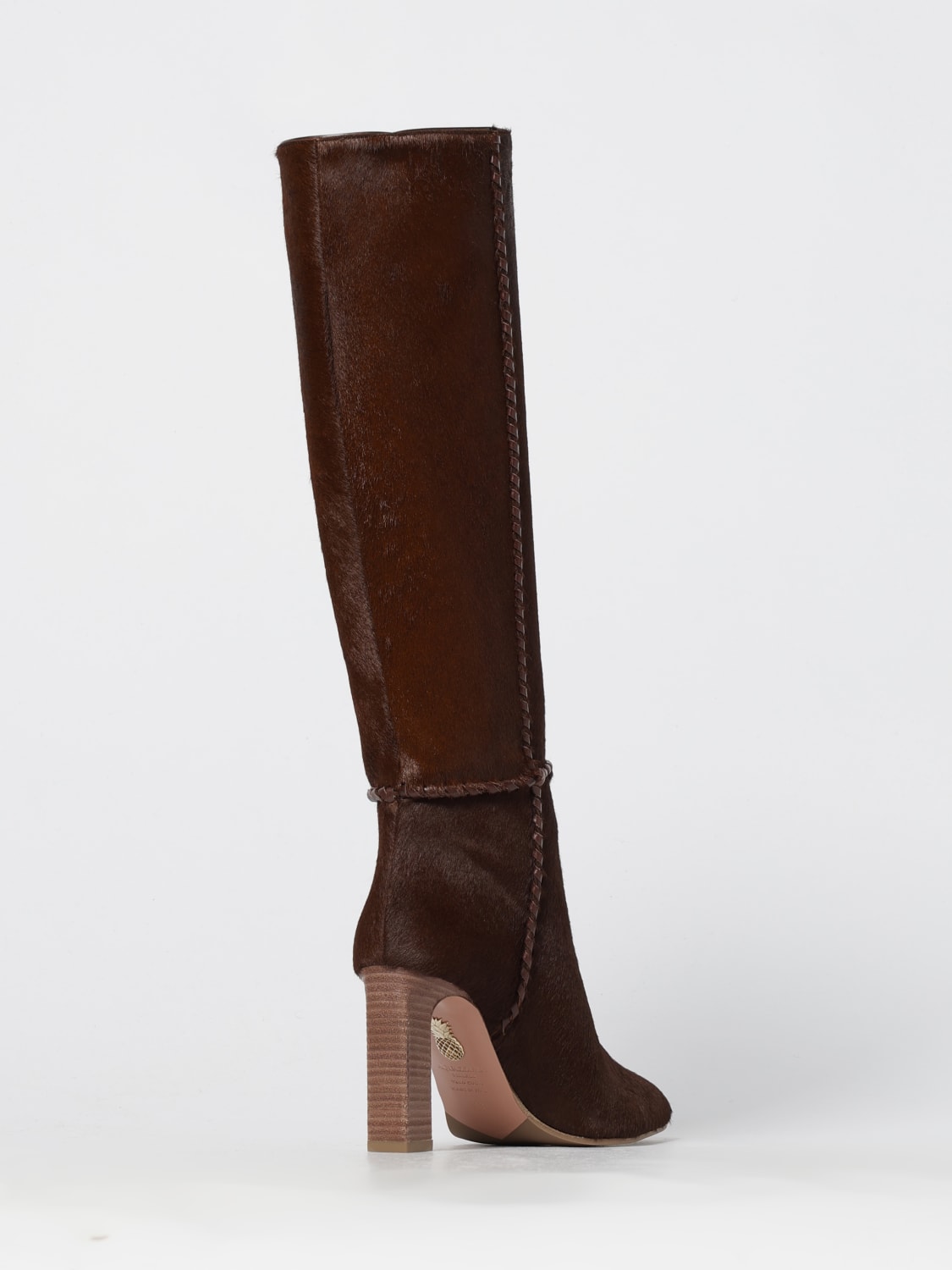 AQUAZZURA BOOTS: Boots woman Aquazzura, Beige - Img 3