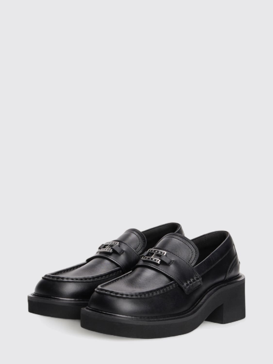 TOMMY JEANS LOAFER: High heel shoes woman Tommy Jeans, Black - Img 2