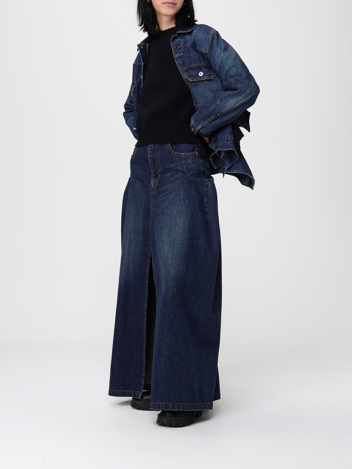 SACAI 外套: 外套 女士 Sacai, 蓝色 - Img 2