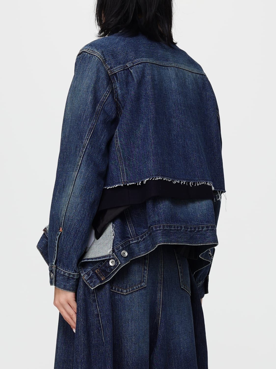 SACAI 外套: 外套 女士 Sacai, 蓝色 - Img 3