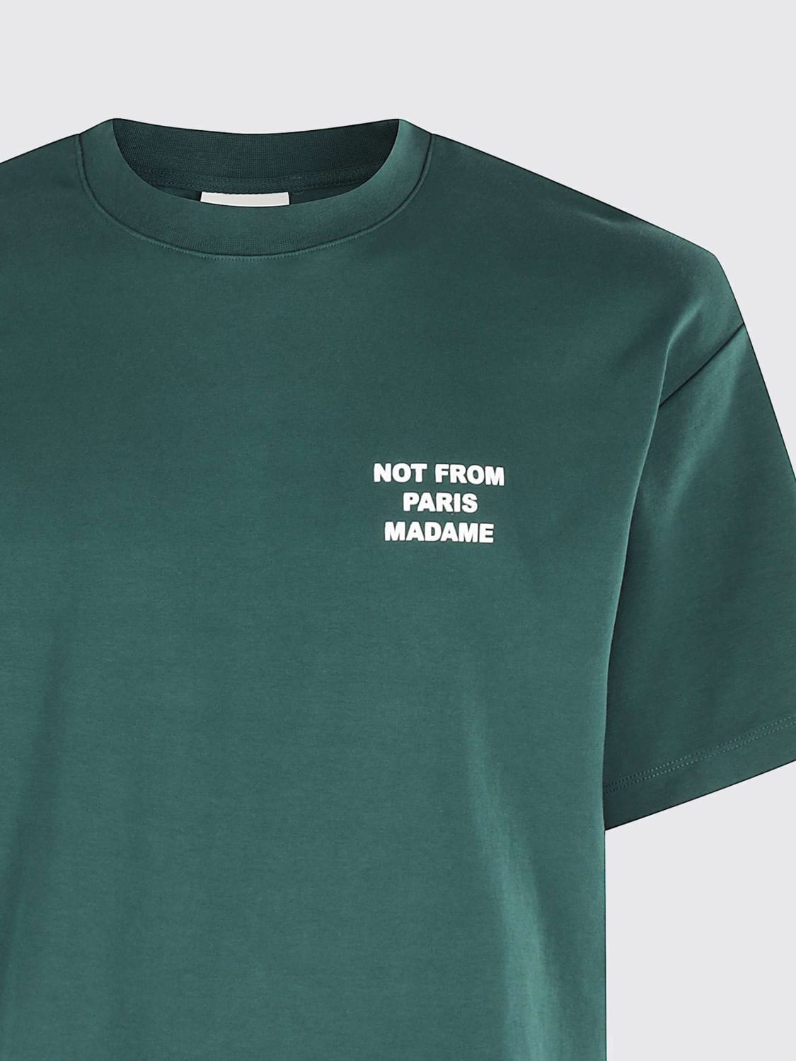 DRÔLE DE MONSIEUR T-SHIRT: Sweatshirt men Drôle De Monsieur, Green - Img 3