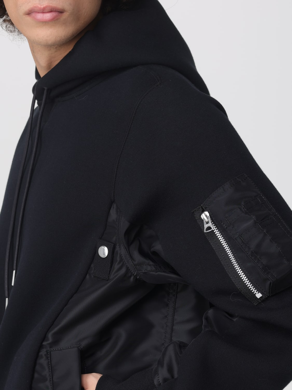 SACAI SWEATSHIRT: Sweatshirt men Sacai, Black - Img 5