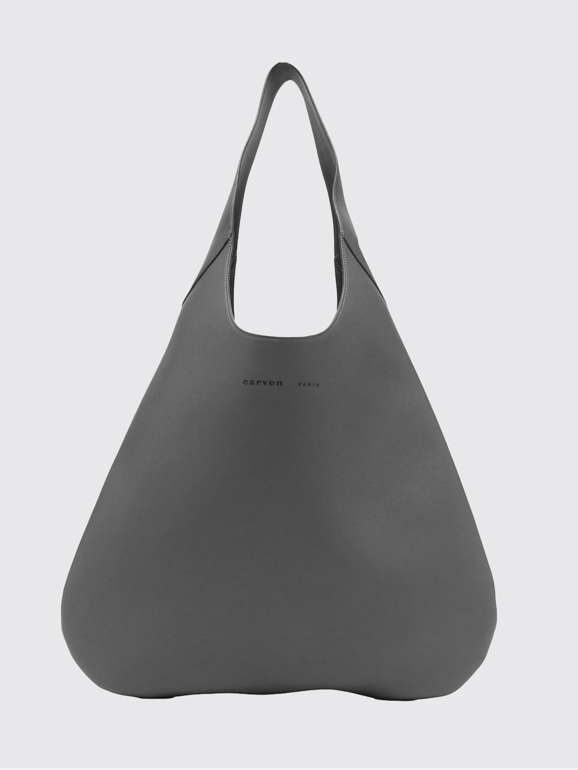 CARVEN BORSA TOTE: Borsa Tommaso Carven in pelle , Grigio - Img 1