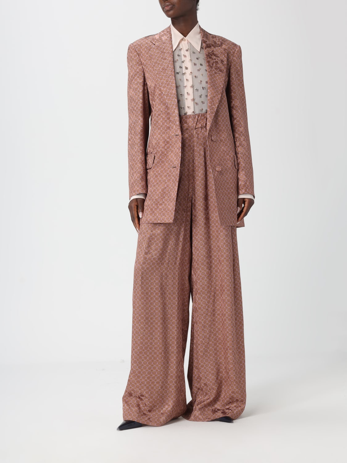 DRIES VAN NOTEN SHIRT: Skirt woman Dries Van Noten, Pink - Img 2