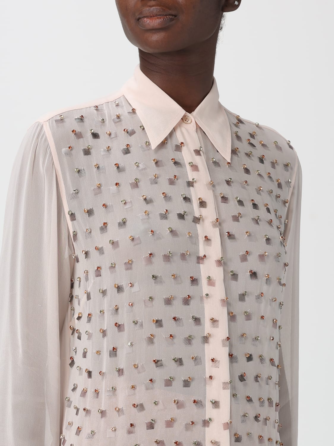 DRIES VAN NOTEN SHIRT: Skirt woman Dries Van Noten, Pink - Img 4