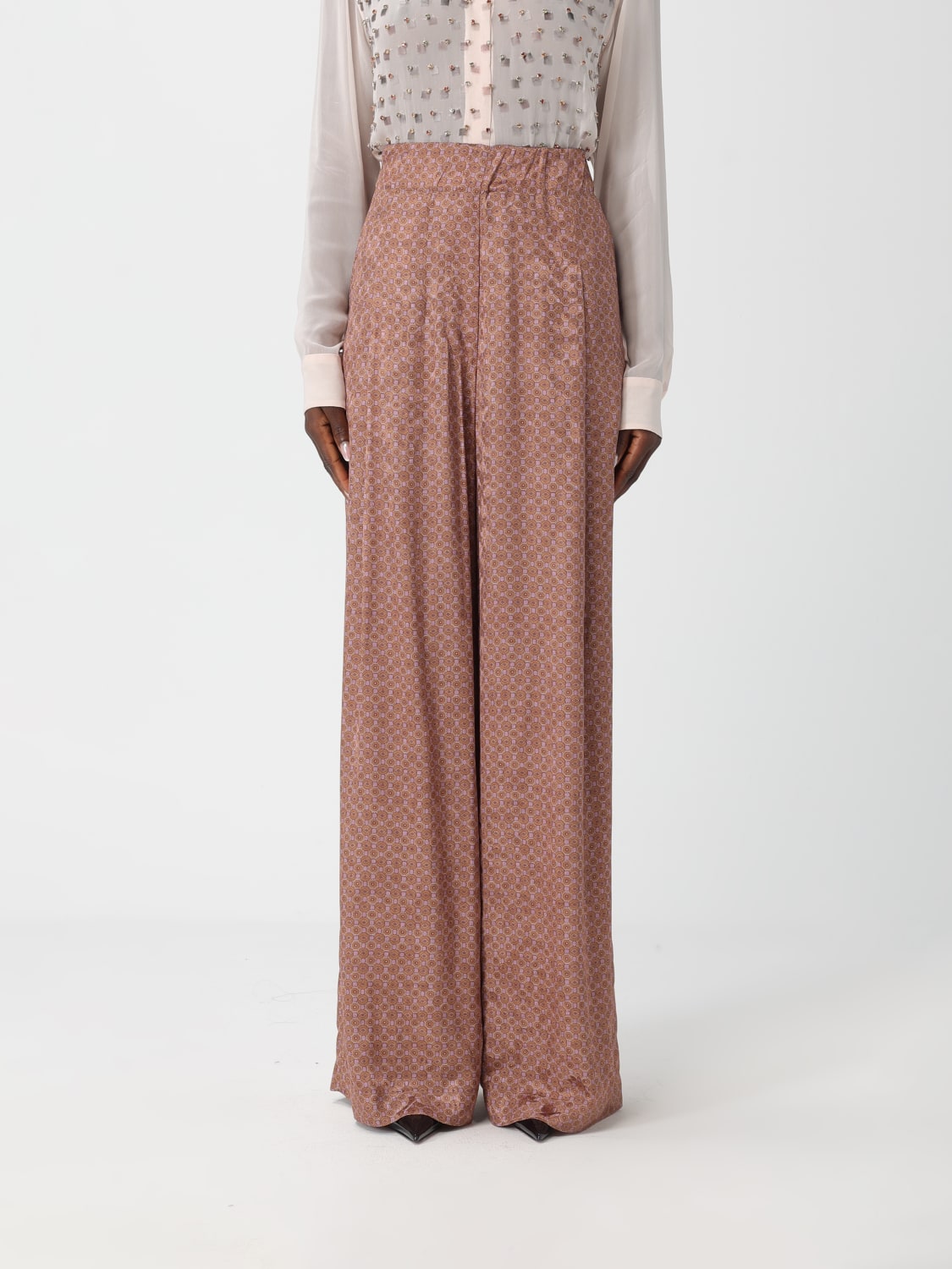 DRIES VAN NOTEN PANTS: Pants woman Dries Van Noten, Pink - Img 1