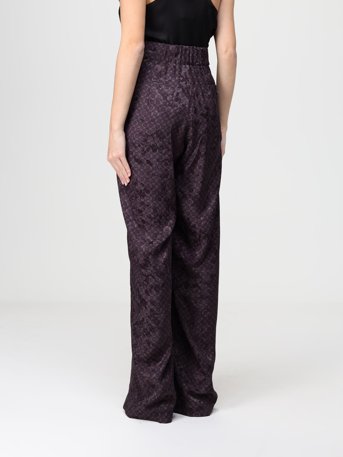 DRIES VAN NOTEN HOSE: Hose damen Dries Van Noten, Braun - Img 3