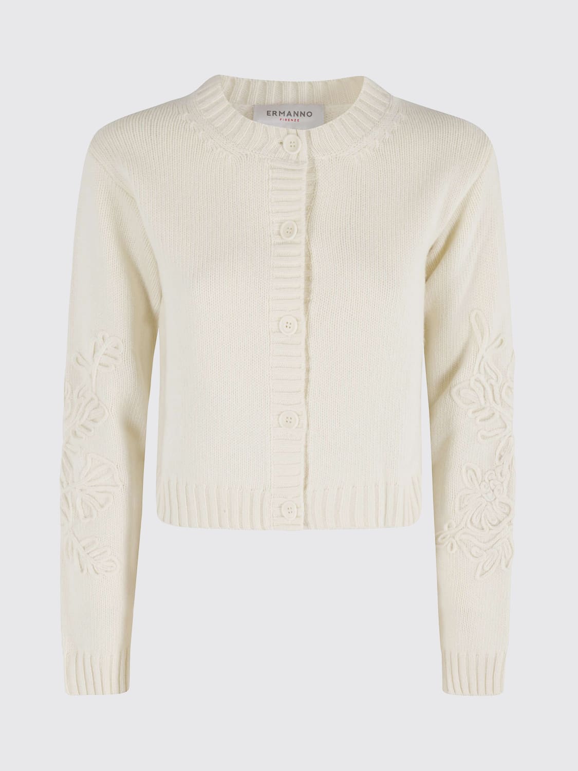 ERMANNO FIRENZE SWEATER: Sweater woman Ermanno Firenze, Ecru - Img 1