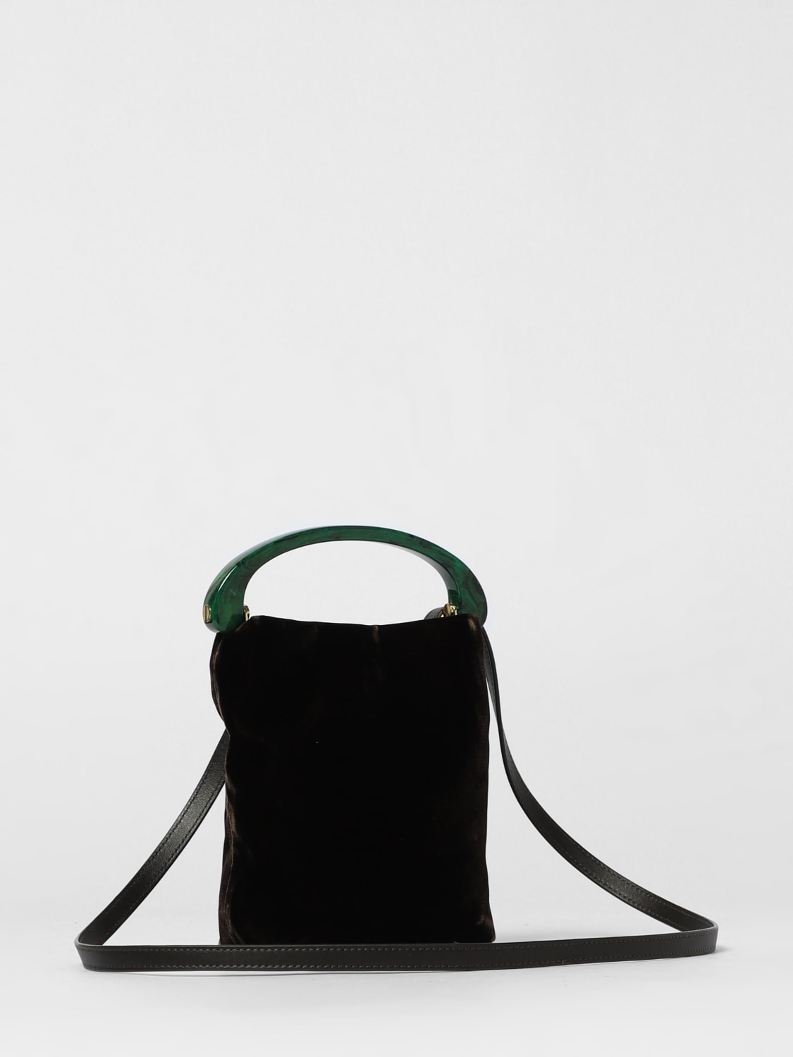 DRIES VAN NOTEN MINI SAC: Sac porté épaule femme Dries Van Noten, Marron - Img 2