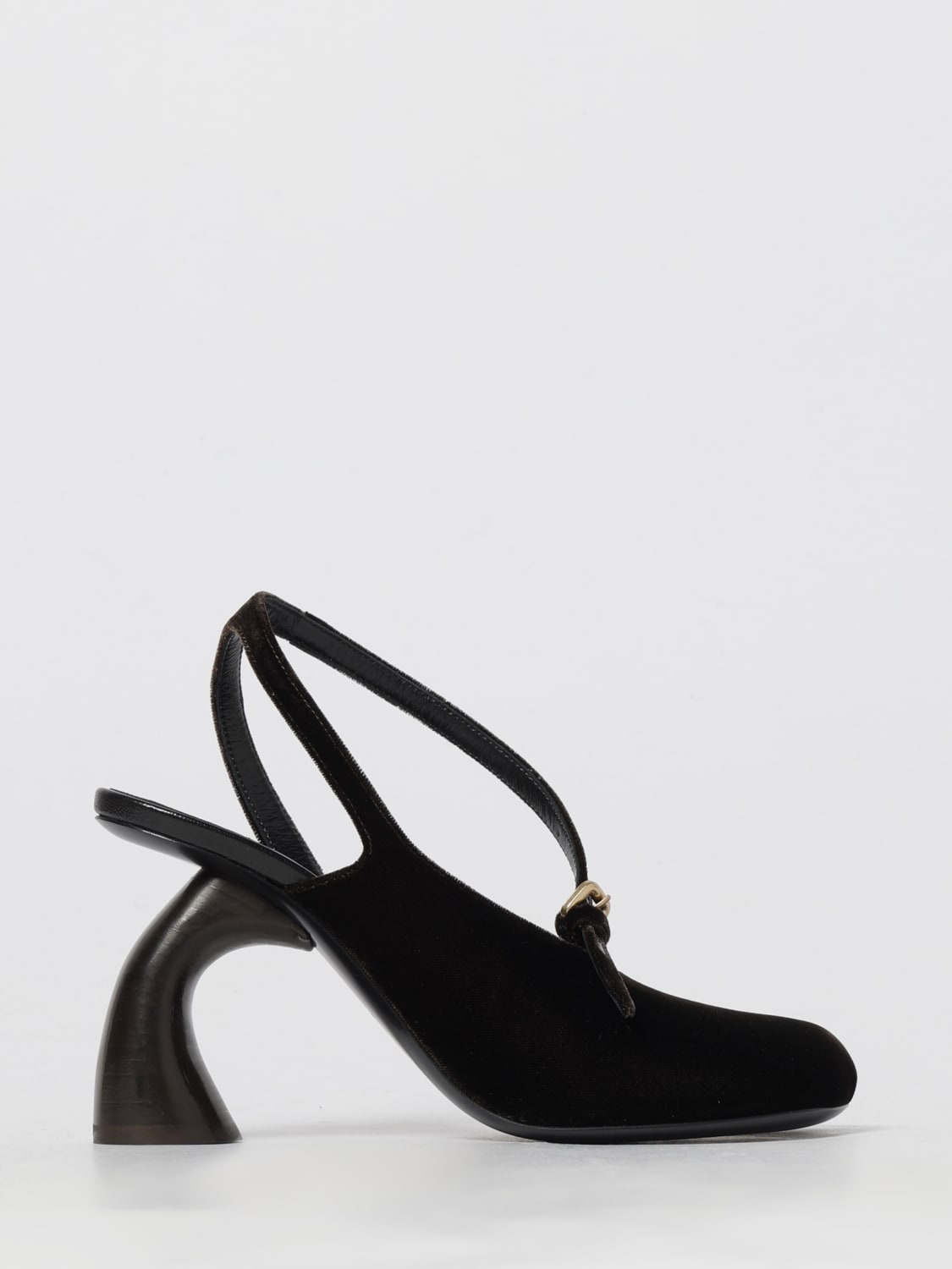 DRIES VAN NOTEN PUMP: Flat sandal woman Dries Van Noten, Brown - Img 1