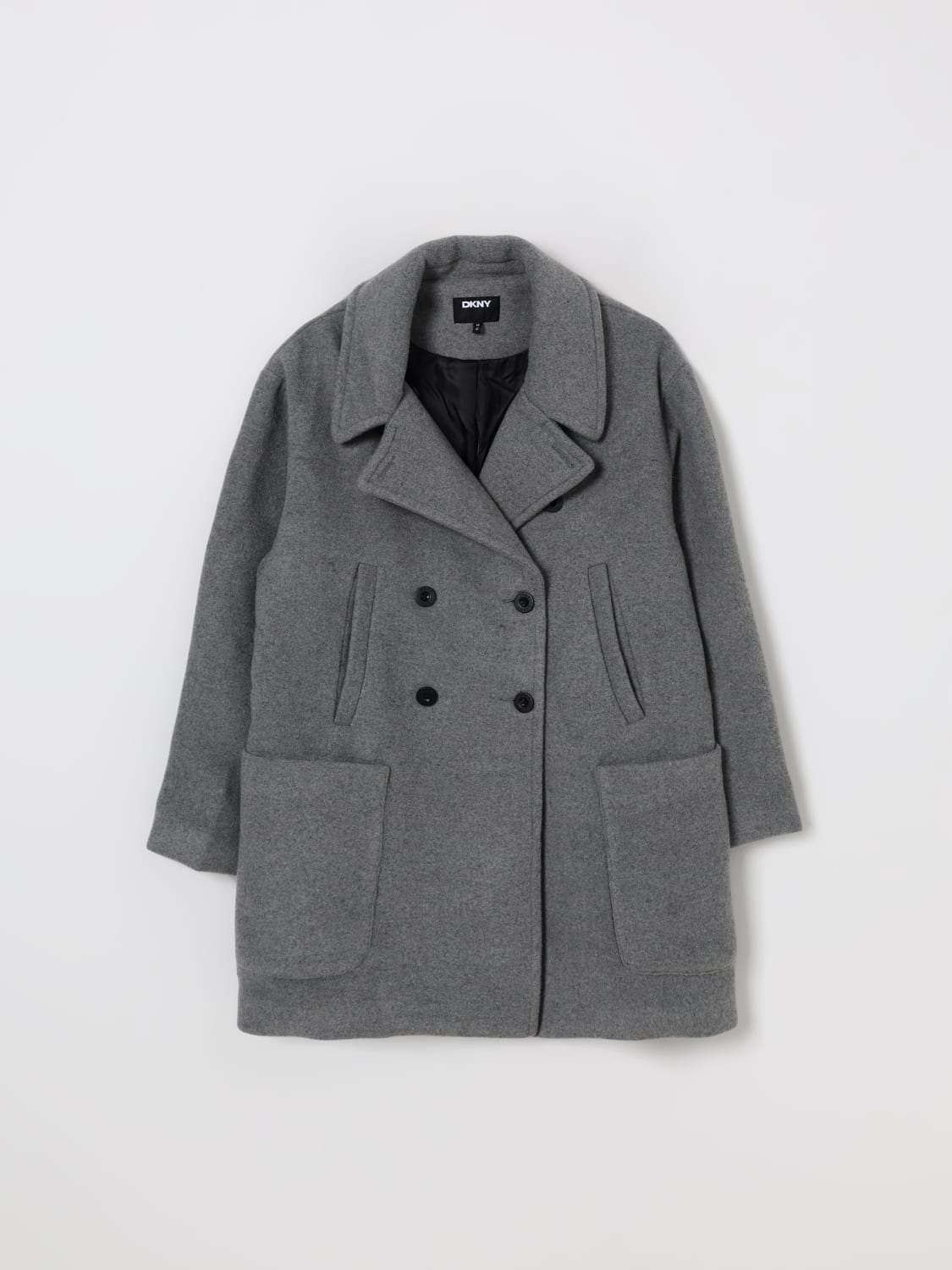 DKNY COAT: Coat kids Dkny, Grey - Img 1