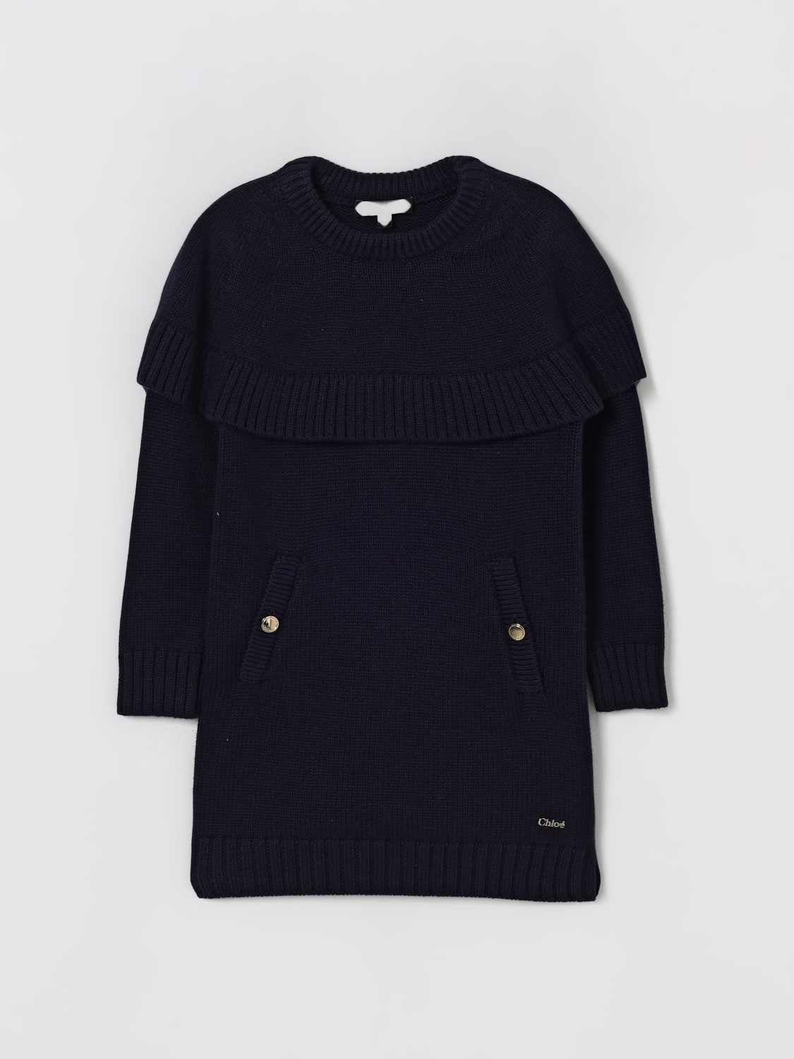 CHLOÉ ROBE: Robe enfant ChloÉ, Bleu - Img 1