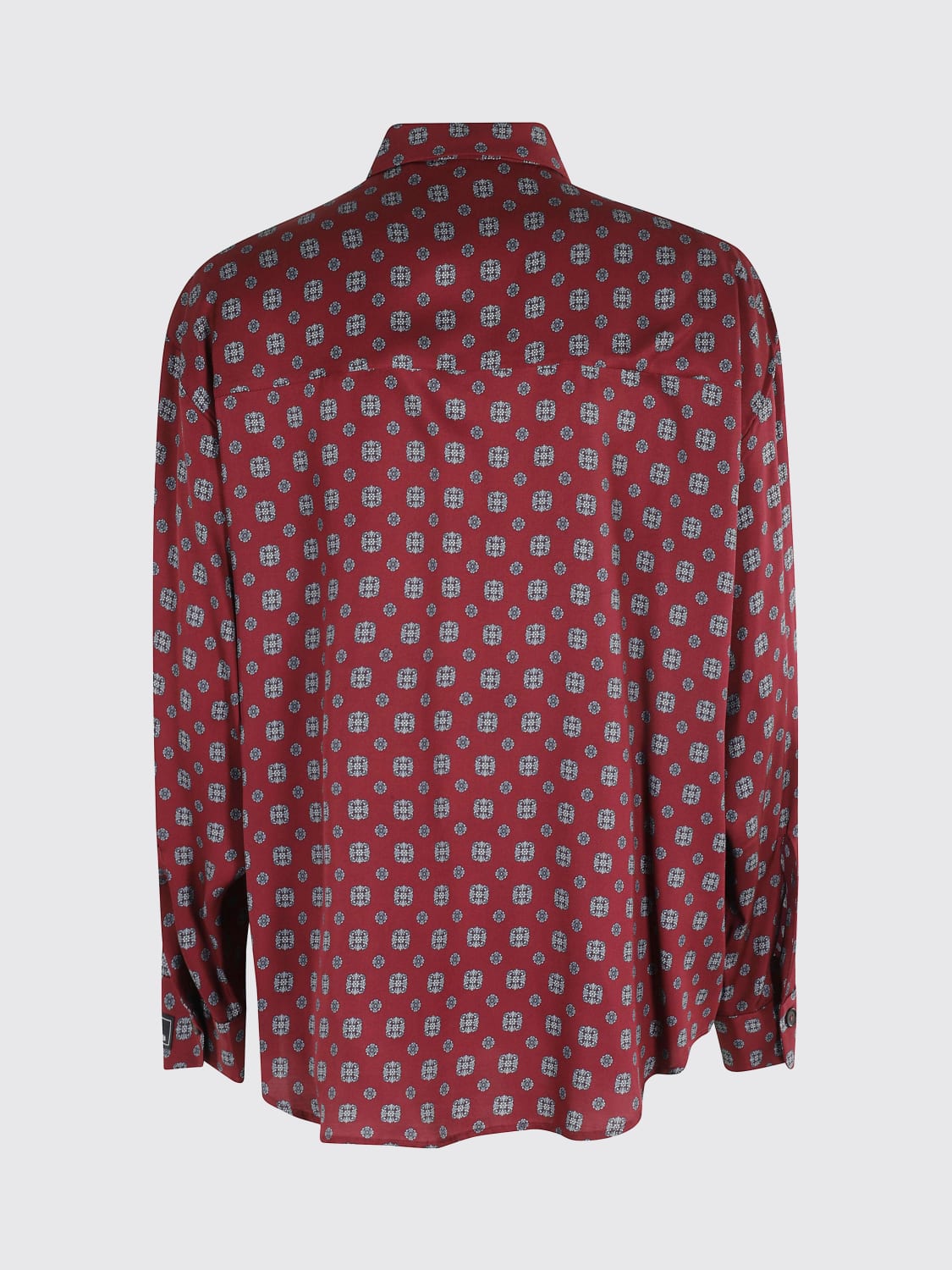 ERIKA CAVALLINI HEMDBLUSE: Hemdbluse damen Erika Cavallini, Burgunderrot - Img 2