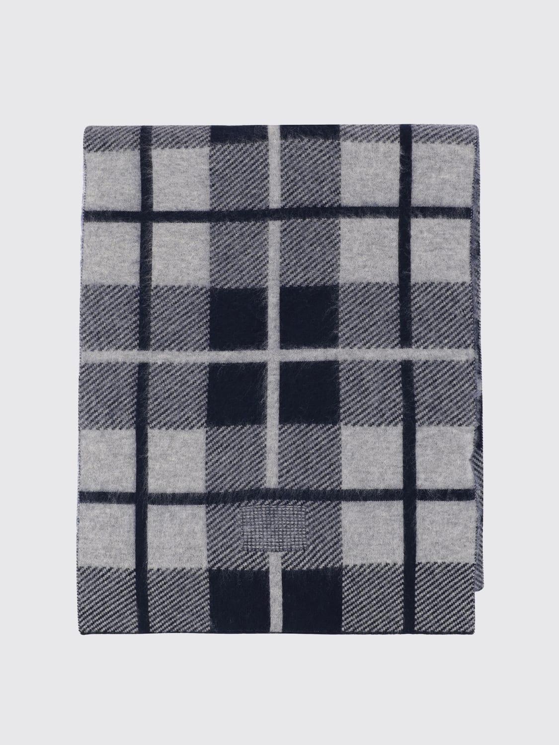 GUEST IN RESIDENCE SCIARPA: Sciarpa Guest In Residence in lana e cashmere con motivo check , Rosso - Img 1