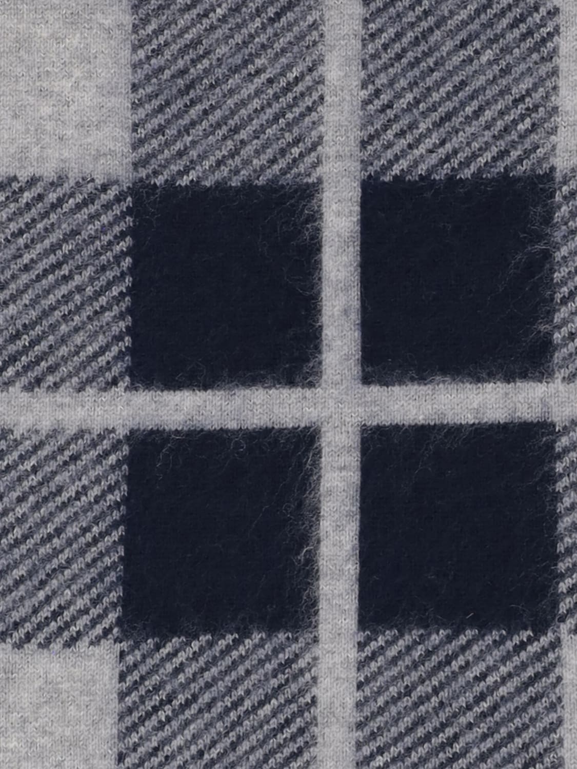 GUEST IN RESIDENCE SCIARPA: Sciarpa Guest In Residence in lana e cashmere con motivo check , Rosso - Img 2