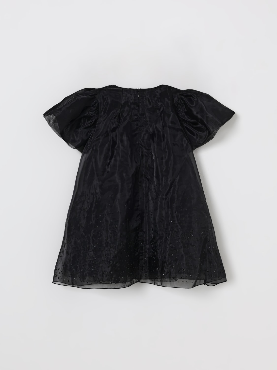KARL LAGERFELD KIDS KLEID: Kleid kinder Karl Lagerfeld Kids, Schwarz - Img 2