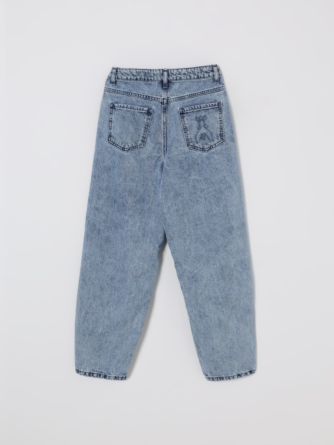 PATRIZIA PEPE JEANS: Pantalones niños Patrizia Pepe, Azul Oscuro - Img 2
