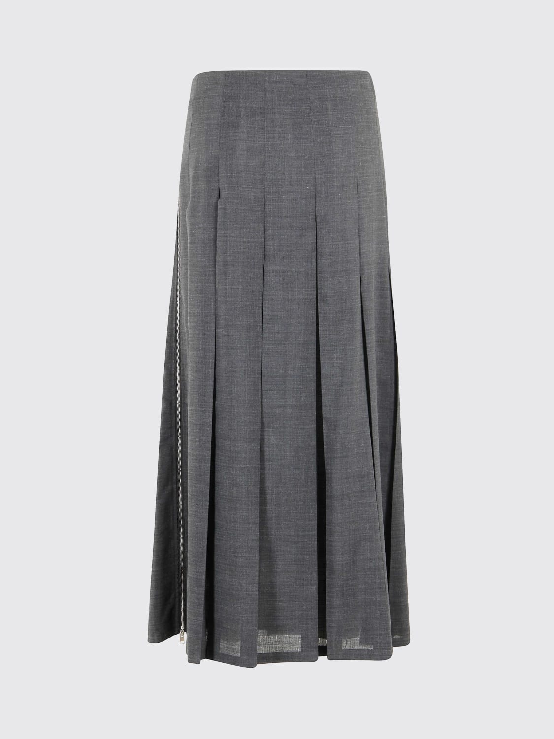 ALYSI SKIRT: Skirt woman Alysi, Charcoal - Img 2