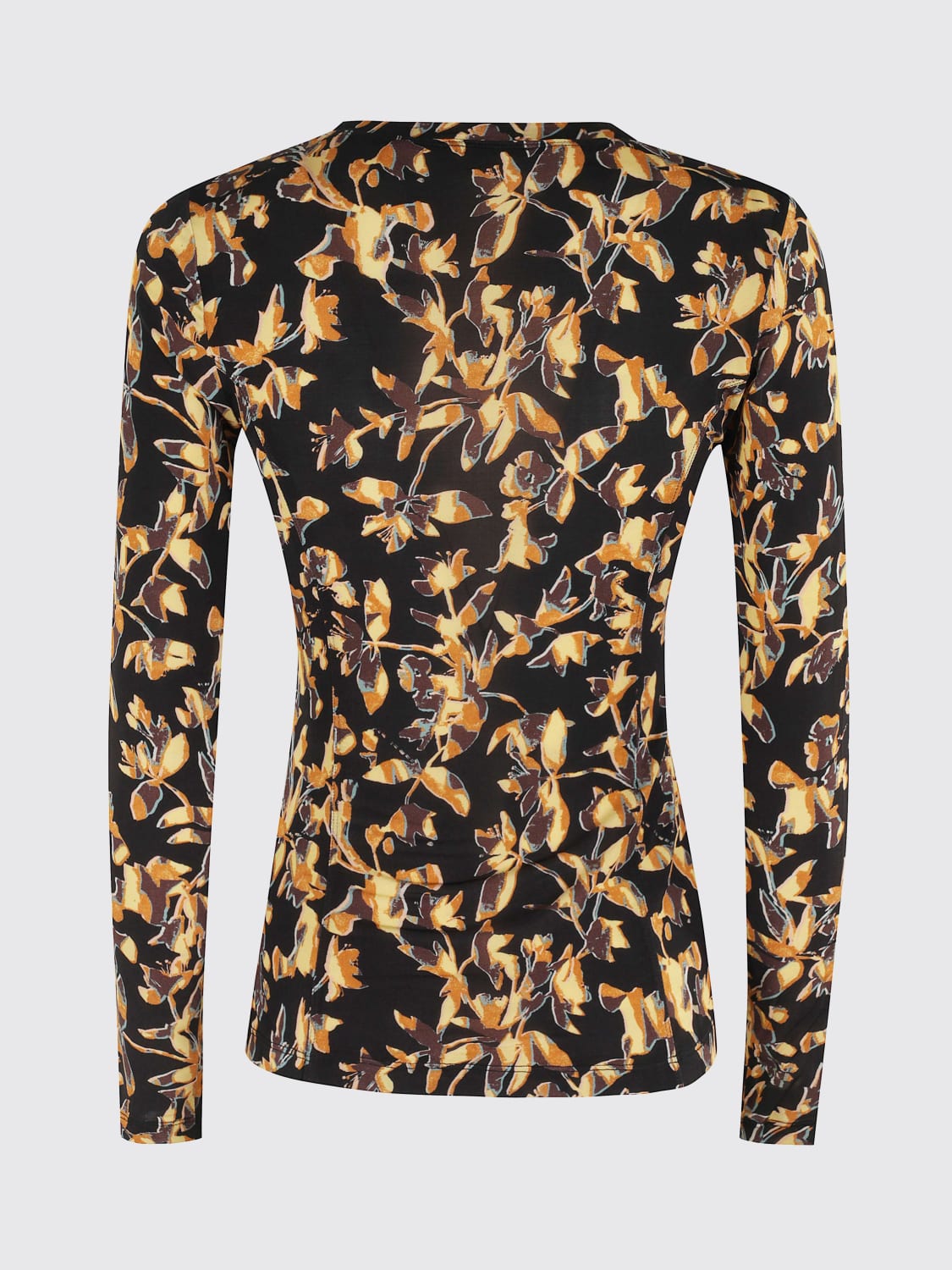 ULLA JOHNSON TOP: Maglia con scollo a V e stampa floreale Ulla Johnson, Fantasia - Img 2