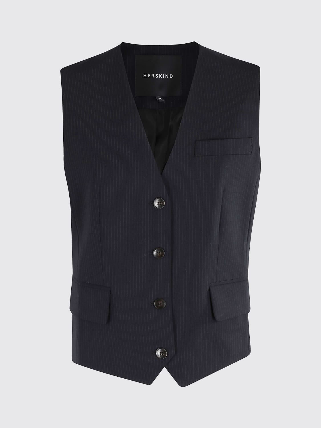 HERSKIND CHALECO: Chaleco mujer Herskind, Azul Marino - Img 1