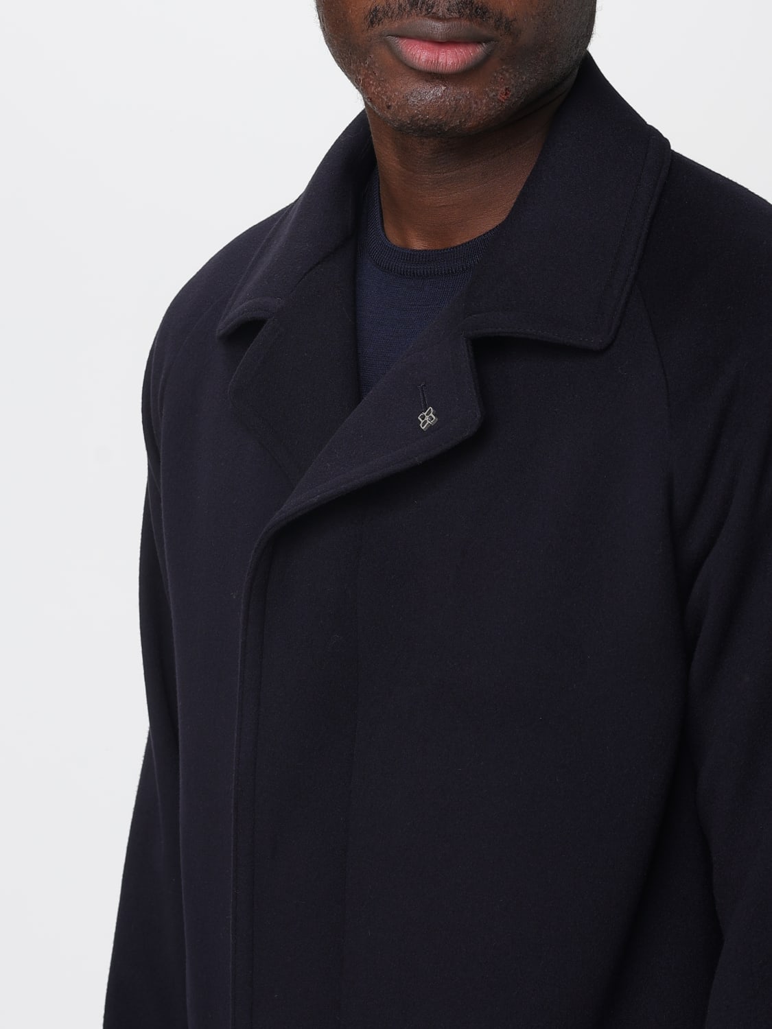 TAGLIATORE COAT: Coat men Tagliatore, Blue - Img 4