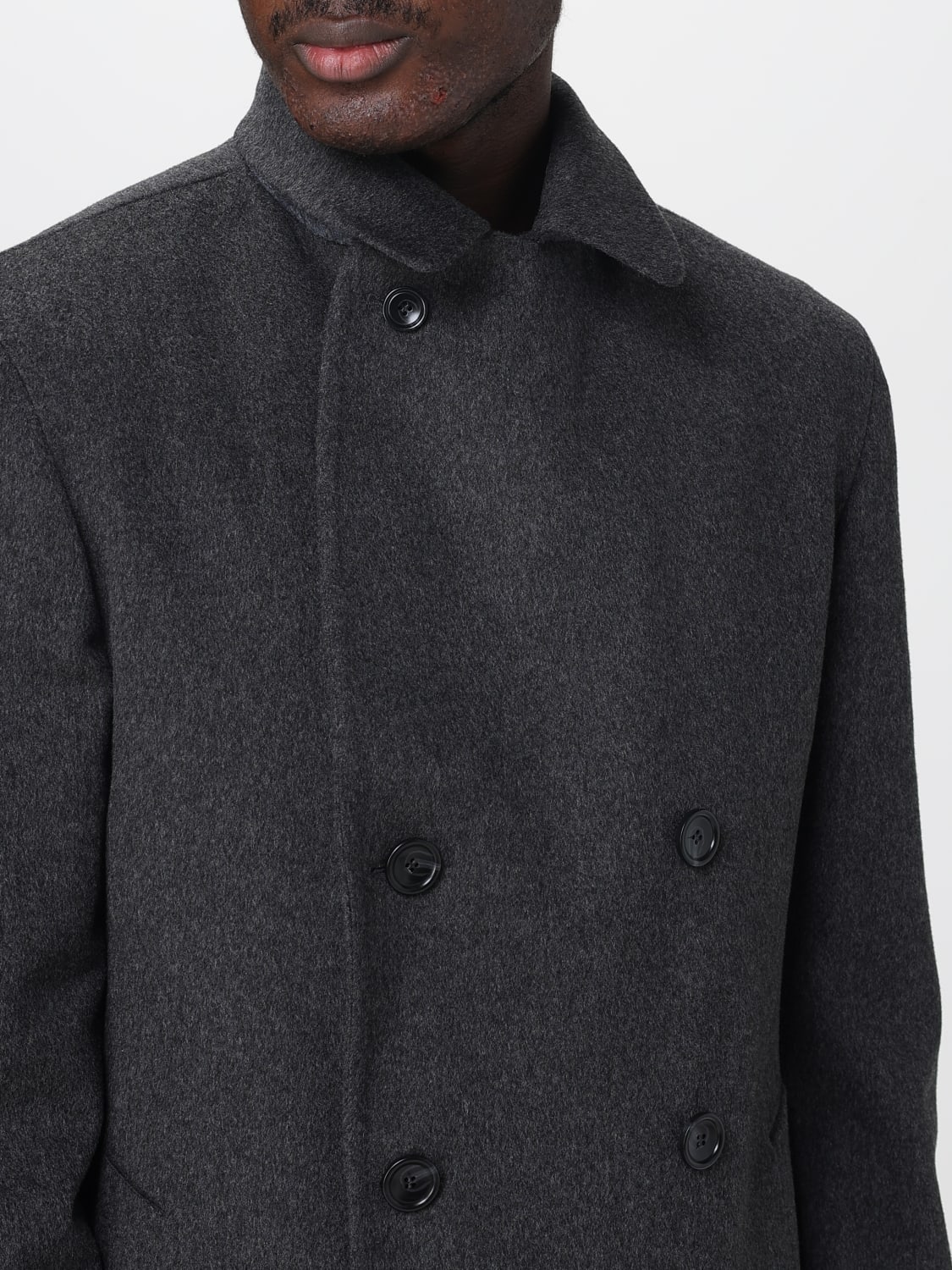 TAGLIATORE COAT: Coat men Tagliatore, Charcoal - Img 4